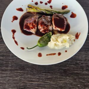 Menu 3 tiempos Filete Salmón